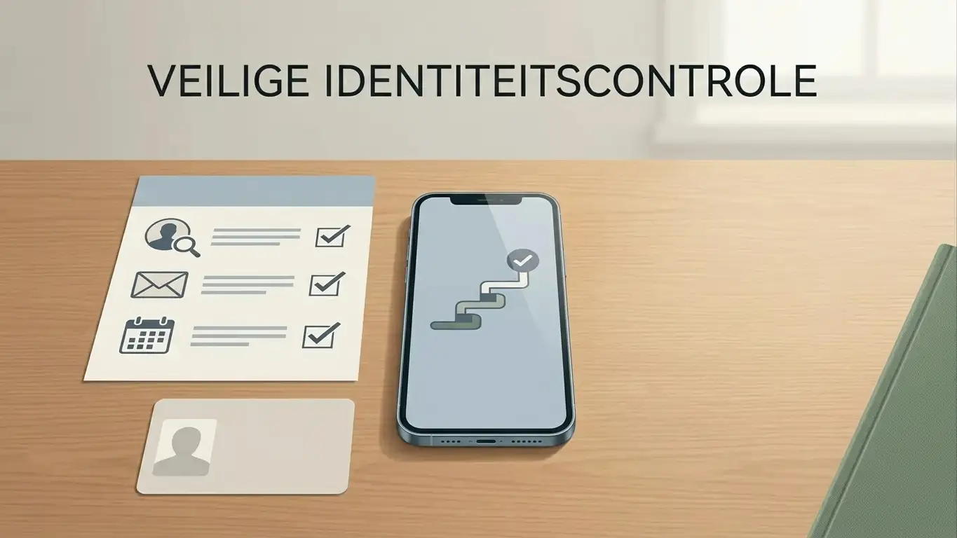 Illustratie van account en verificatie bij Winhero